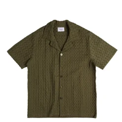Asphaltgold Chemises*Waffle Shirt Olive