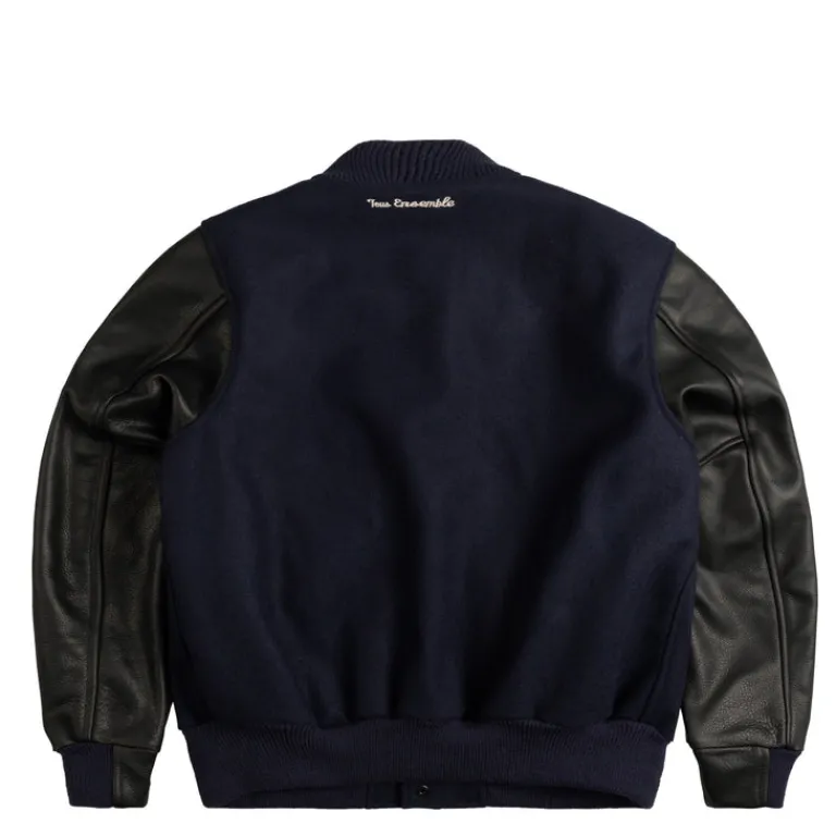 Asphaltgold Gilets*x SV Darmstadt OG98 Varsity Jacket Black / Navy