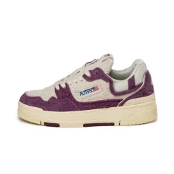 Autry Sneakers En Cuir|Chunky Sneakers*CLC W *Suede / Mesh* Cream / Barolo