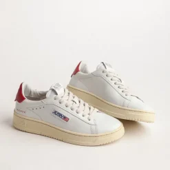 Autry Sneakers En Cuir|Sneakers Blancs*Dallas White / Red