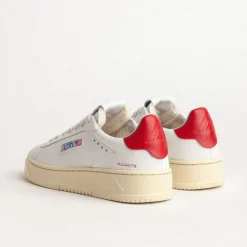 Autry Sneakers En Cuir|Sneakers Blancs*Dallas White / Red