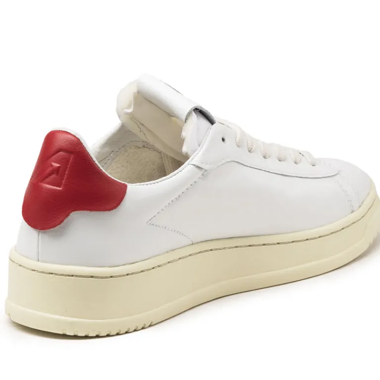 Autry Sneakers En Cuir|Sneakers Blancs*Dallas White / Red
