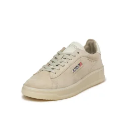 Autry Sneakers En Cuir*Dallas *Suede / Leather* Papyrus / Marshmallow