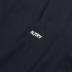 Autry T-Shirts*Embroidered Mini Logo Longsleeve Blue