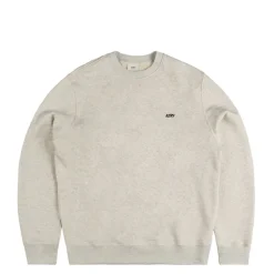 Autry Pullover*Embroidered Mini Logo Sweatshirt Melange
