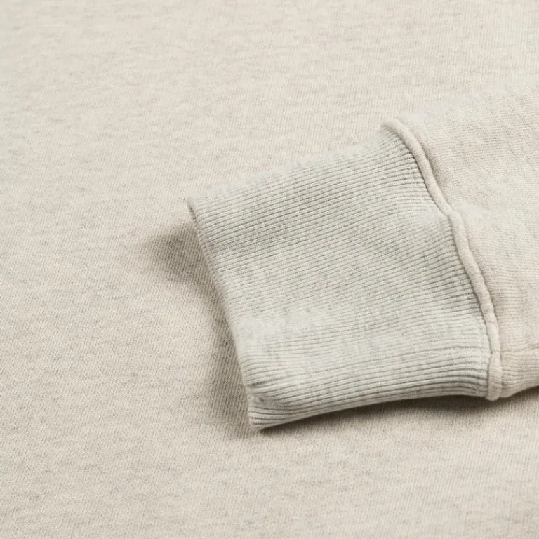Autry Pullover*Embroidered Mini Logo Sweatshirt Melange