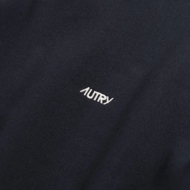Autry Pullover*Embroidered Mini Logo Sweatshirt Blue