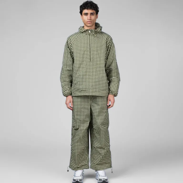 Autry Gilets*Graphic Anorak Nylon Allover Algae