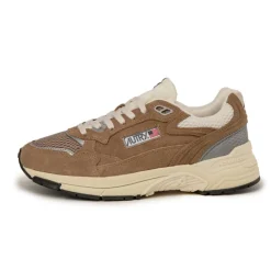 Autry Sneakers En Cuir|Chaussures De Running Retro*Hyperway *Suede / Mesh* Cigar / Silver