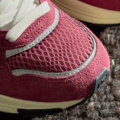 Autry Sneakers En Cuir|Chaussures De Running Retro*Hyperway W *Suede / Mesh* Winery / Silver