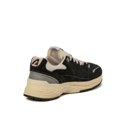 Autry Sneakers En Cuir|Chaussures De Running Retro*Hyperway W *Suede / Mesh* Black / Silver