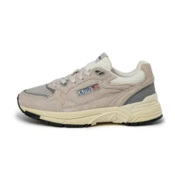 Autry Sneakers En Cuir|Chaussures De Running Retro*Hyperway W *Suede / Mesh* Sand / Silver