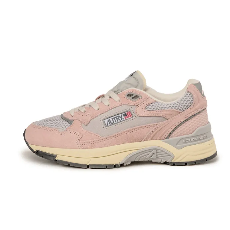 Autry Sneakers En Cuir|Chaussures De Running Retro*Hyperway W *Suedebic / Mesh* Poweder / Silver