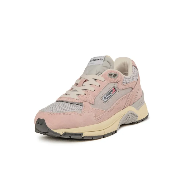 Autry Sneakers En Cuir|Chaussures De Running Retro*Hyperway W *Suedebic / Mesh* Poweder / Silver