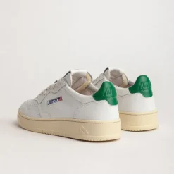 Autry Sneakers En Cuir*Medalist Leat / Leat White / Green