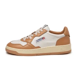 Autry Sneakers En Cuir*Medalist White / Sand Storm