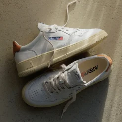 Autry Sneakers En Cuir|Sneakers Blancs*Medalist White / Sandstorm
