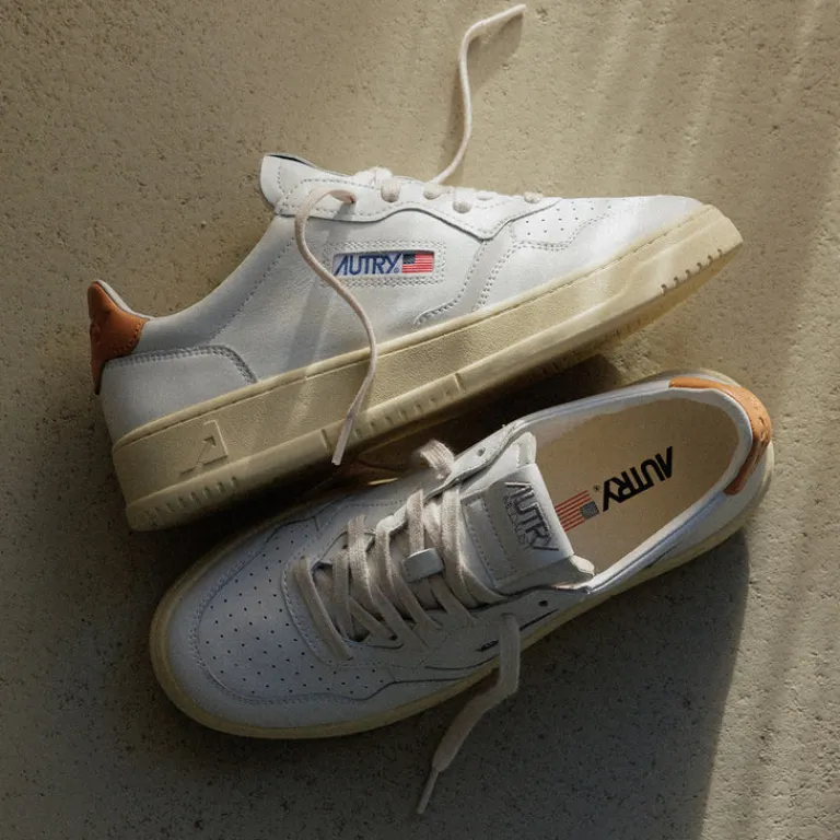 Autry Sneakers En Cuir|Sneakers Blancs*Medalist White / Sandstorm