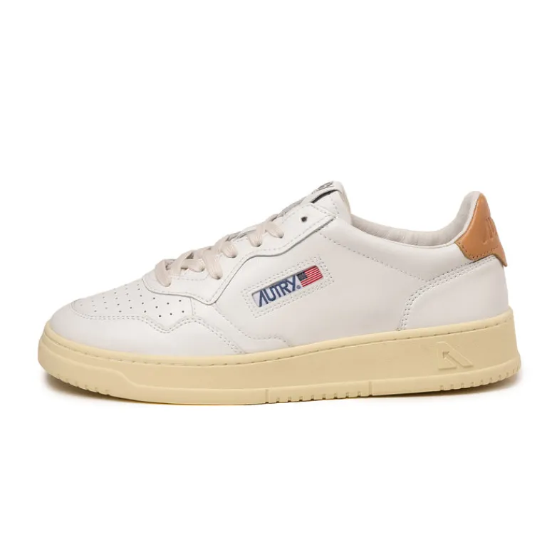 Autry Sneakers En Cuir|Sneakers Blancs*Medalist White / Sandstorm