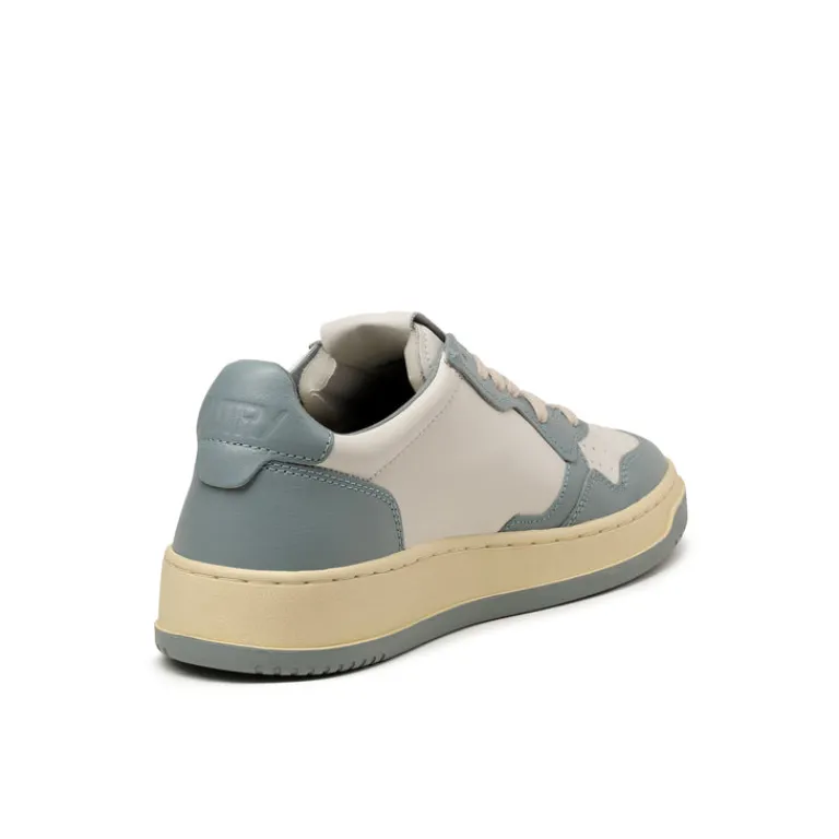 Autry Sneakers En Cuir*Medalist White / Silver Blue