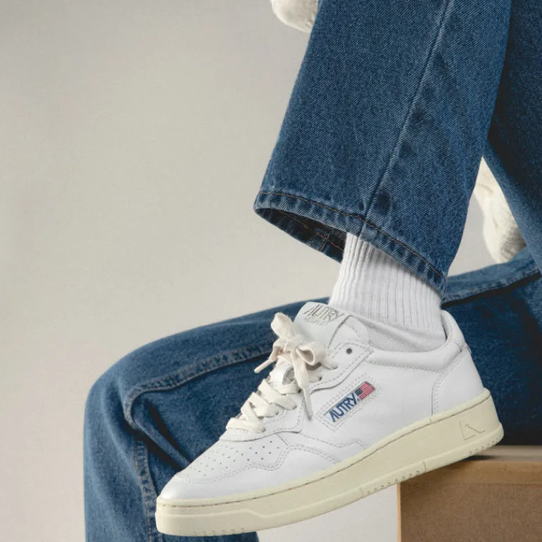 Autry Sneakers En Cuir|Sneakers Blancs*Medalist White / White