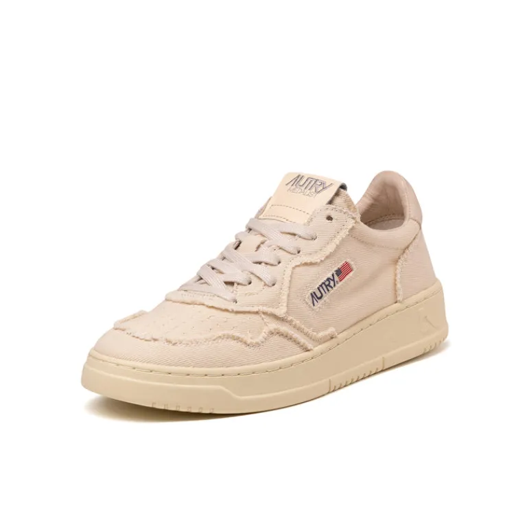 Autry Sneakers En Cuir*Medalist *Denim / Denim* Ivory
