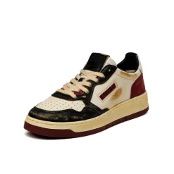 Autry Sneakers En Cuir|Chunky Sneakers*Medalist Eighties *Super Vintage* Black / Syrah