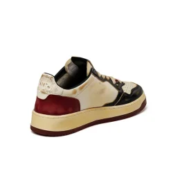 Autry Sneakers En Cuir|Chunky Sneakers*Medalist Eighties *Super Vintage* Black / Syrah