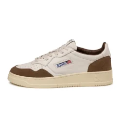 Autry Sneakers En Cuir|Sneakers Blancs*Medalist *Goat / Suede* White / Cigar