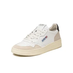 Autry Sneakers En Cuir|Sneakers Blancs*Medalist *Leather / Suede* White / Black