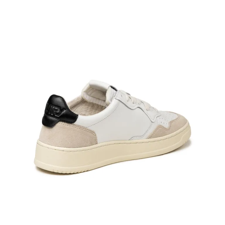 Autry Sneakers En Cuir|Sneakers Blancs*Medalist *Leather / Suede* White / Black