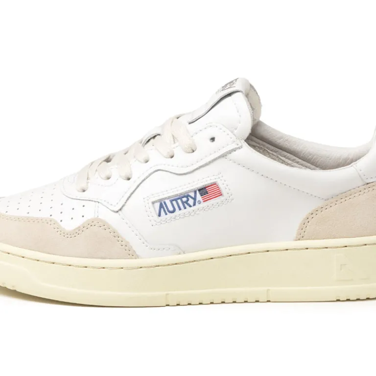 Autry Sneakers En Cuir*Medalist *Leather / Suede* White / White
