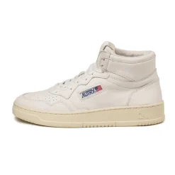 Autry Sneakers Montantes|Sneakers En Cuir*Medalist Mid *Goat* White