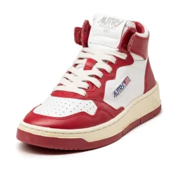 Autry Sneakers Montantes|Sneakers En Cuir*Medalist Mid W Leat / Leat White / Red