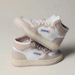 Autry Sneakers Montantes|Sneakers En Cuir*Medalist Mid W Mushroom