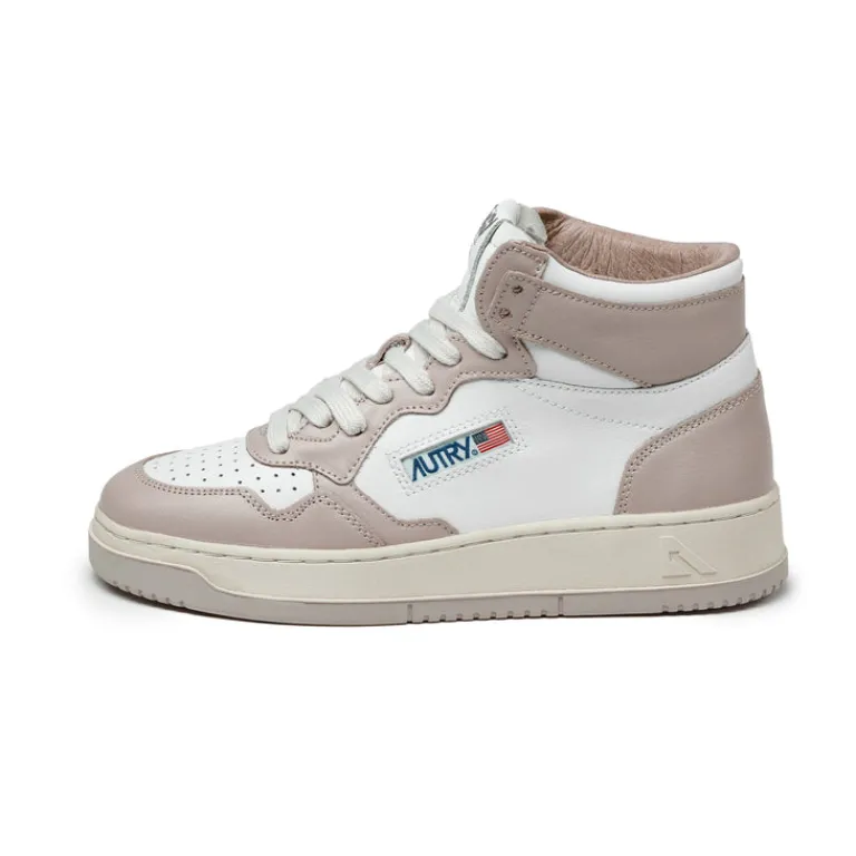 Autry Sneakers Montantes|Sneakers En Cuir*Medalist Mid W Mushroom