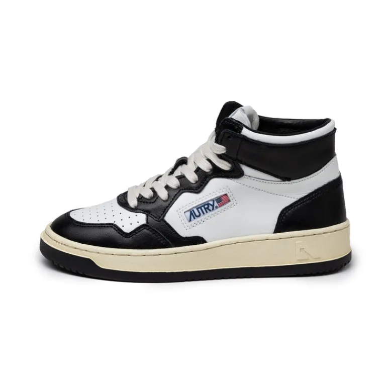 Autry Sneakers Montantes|Sneakers En Cuir*Medalist Mid W White / Black