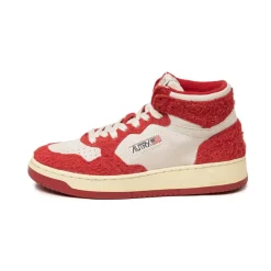 Autry Sneakers Montantes|Sneakers En Cuir*Medalist Mid W *Suede / Long Suede* Red