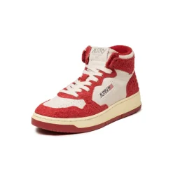 Autry Sneakers Montantes|Sneakers En Cuir*Medalist Mid W *Suede / Long Suede* Red