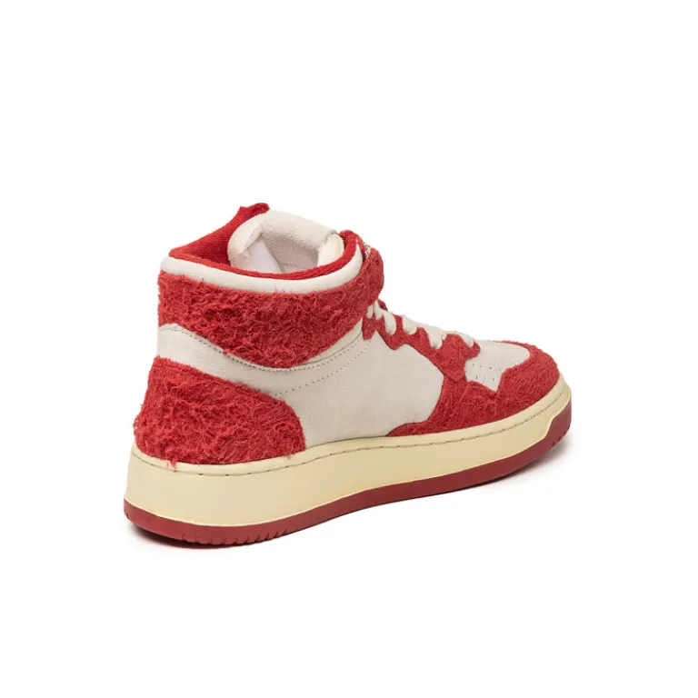 Autry Sneakers Montantes|Sneakers En Cuir*Medalist Mid W *Suede / Long Suede* Red