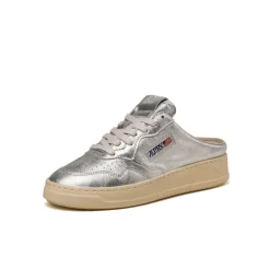 Autry Sneakers En Cuir*Medalist Mule W *Goat / Goat* Silver