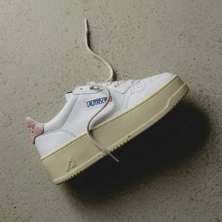Autry Sneakers À Plateforme|Sneakers En Cuir*Medalist Platform W White / Powder