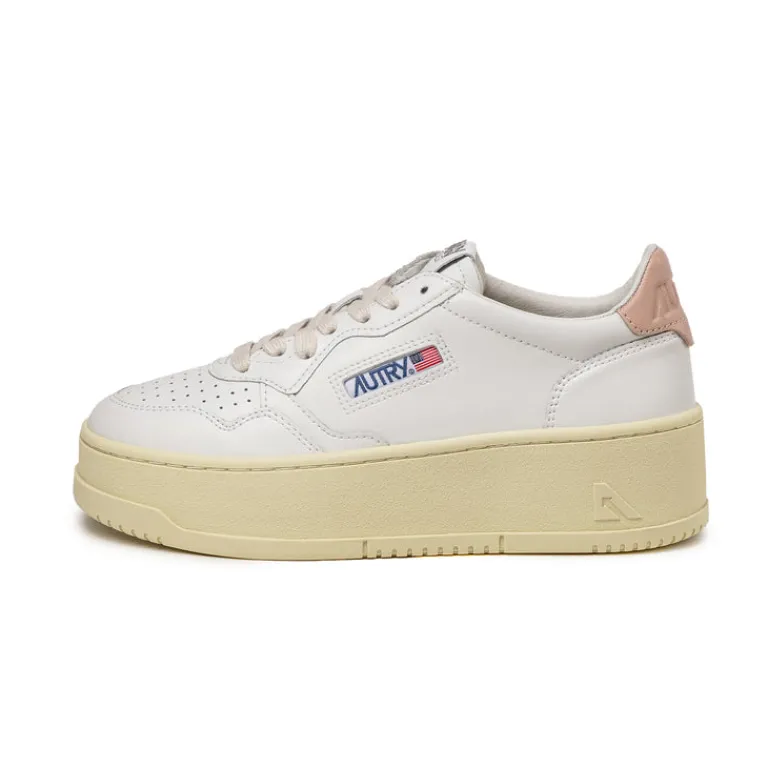 Autry Sneakers À Plateforme|Sneakers En Cuir*Medalist Platform W White / Powder
