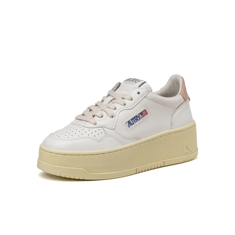 Autry Sneakers À Plateforme|Sneakers En Cuir*Medalist Platform W White / Powder