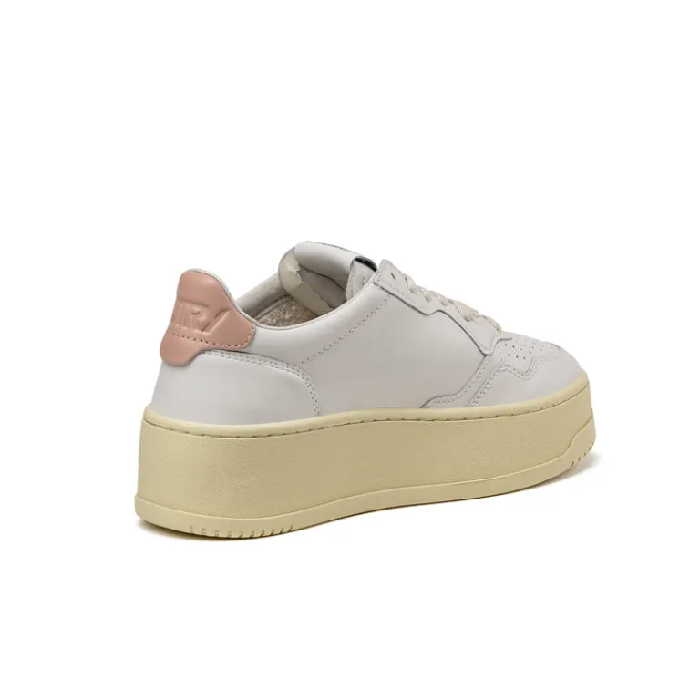 Autry Sneakers À Plateforme|Sneakers En Cuir*Medalist Platform W White / Powder