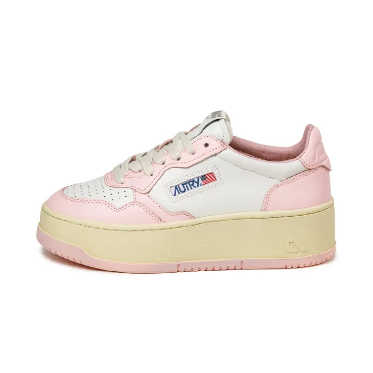 Autry Sneakers À Plateforme|Sneakers En Cuir*Medalist Platform W Blush Bride)