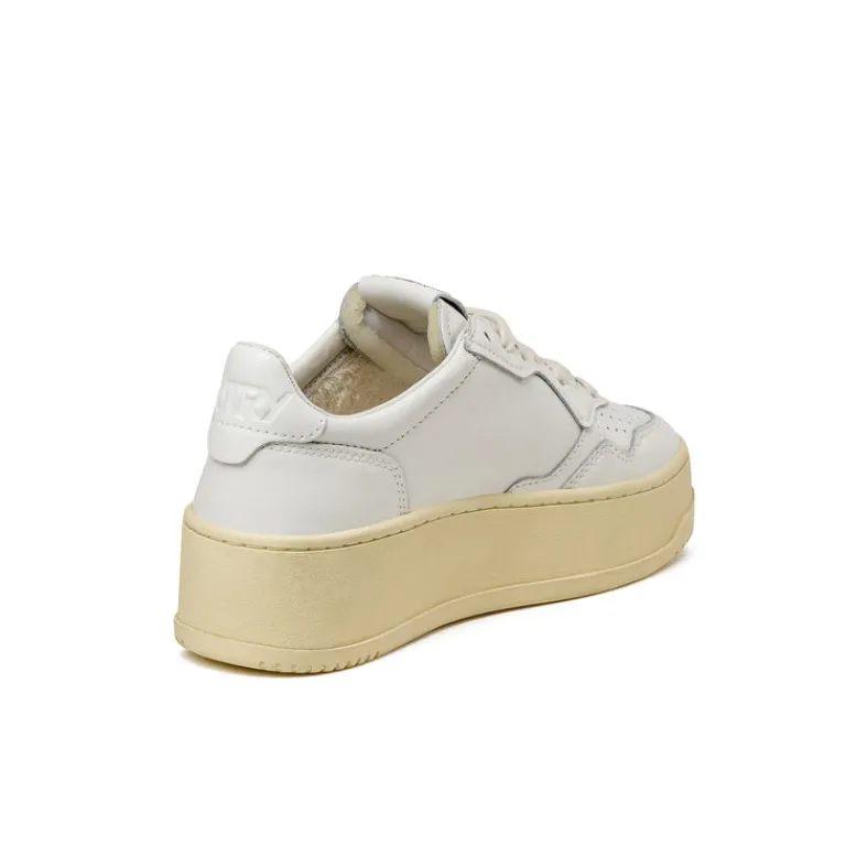 Autry Sneakers À Plateforme|Sneakers En Cuir*Medalist Platform W White / White