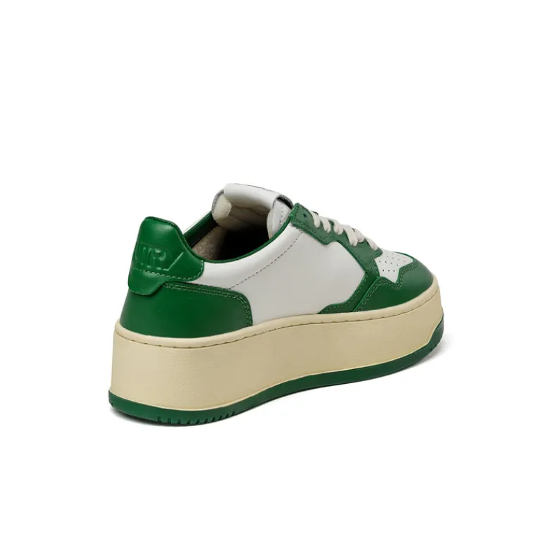 Autry Sneakers À Plateforme|Sneakers En Cuir*Medalist Platform W White / Green