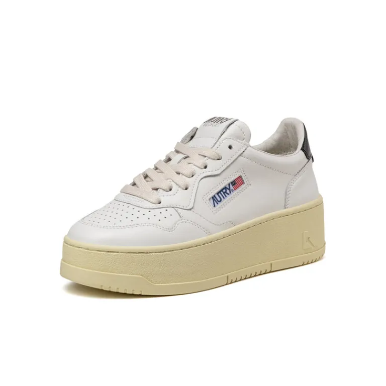 Autry Sneakers À Plateforme|Sneakers En Cuir*Medalist Platform W White / Black
