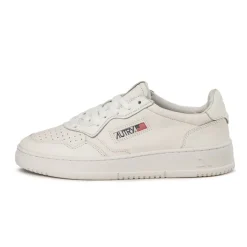 Autry Sneakers En Cuir|Sneakers Blancs*Medalist *Solid Goat* Stonewash / White